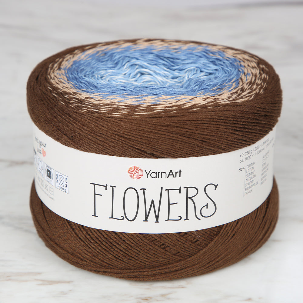 Yarnart Flowers Ebruli 250gr El Örgü İpi - 320